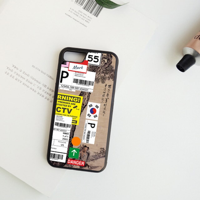아이폰15 프로 바코드 티켓 TPU 범퍼 케이스