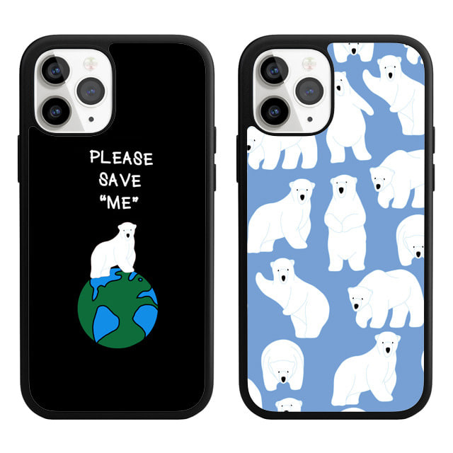 아이폰11 프로 맥스 폴라베어 북극곰 TPU 범퍼 케이스