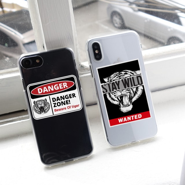 아이폰11 프로 맥스 호랑이 동물 투명 젤리 케이스